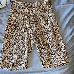 BP LEOPARD PRINT Biker Shorts